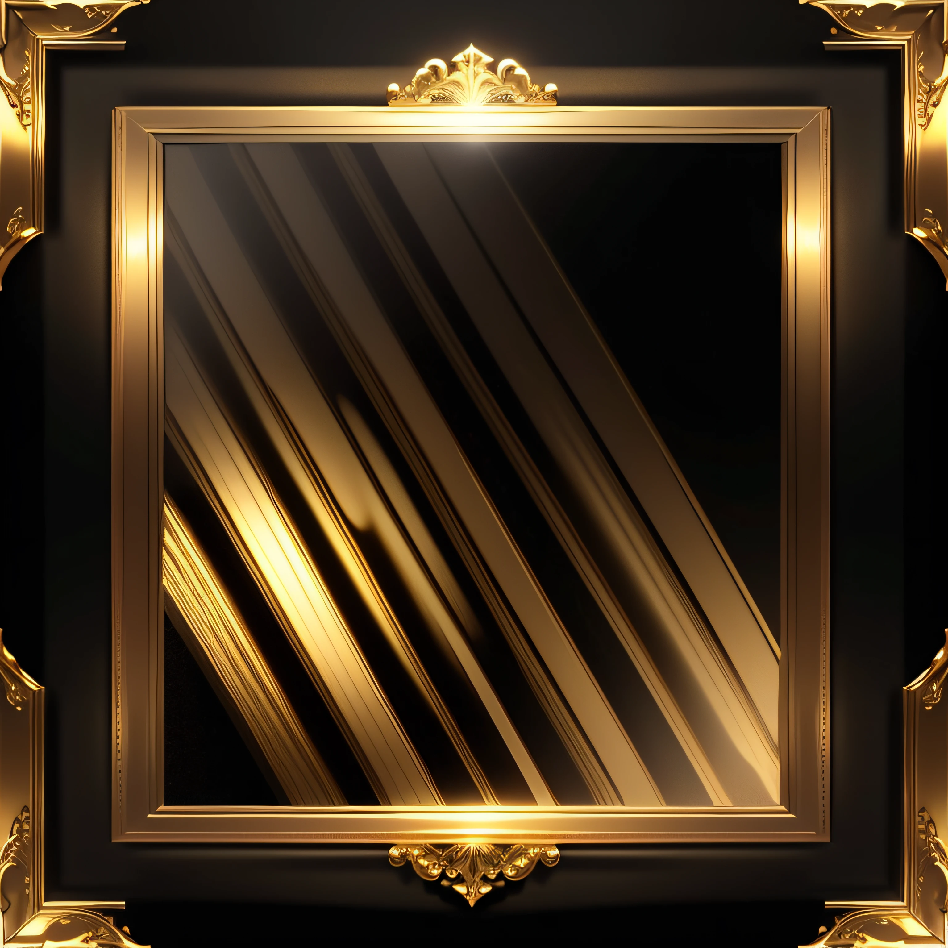 placa de metal dourado