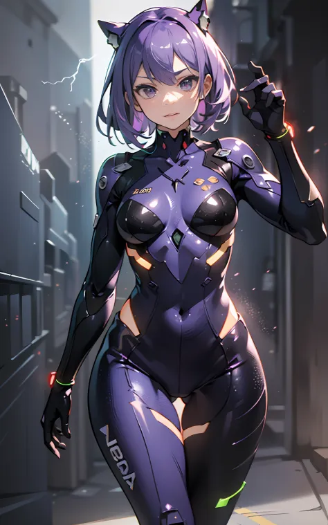 ((Best Quality)), ((masutepiece)), (Detailed: 1.4), (Absurd), paper, colorful line art, Perfect face, Hot latin female fighter pilot ready for war, Dark skin, lightning and lightning, defined muscular sculptural body, Wolverine mask, (((Full body))), Naked...