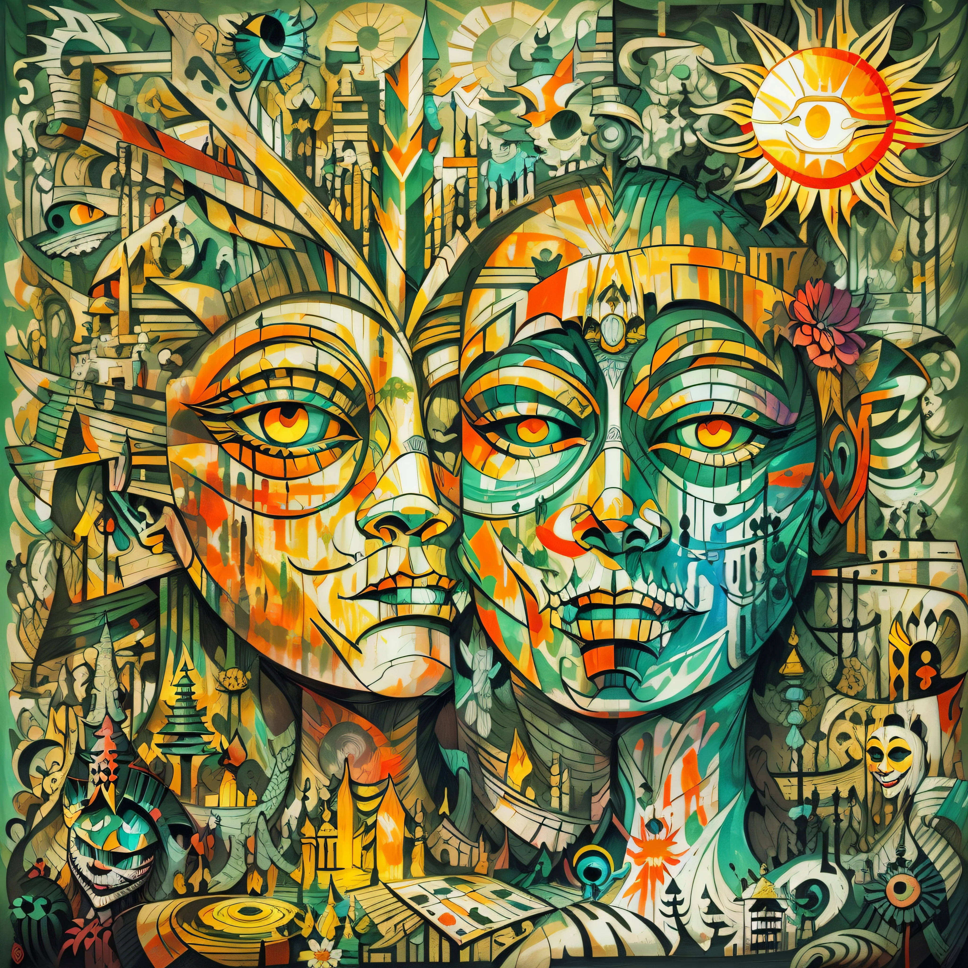 Grafite,tinta desenhada por um doente mental,apavorante,cubismo,muitos olhos,sol,quebra-cabeça,misturar,múmia,piano,o Imperador,2girl pintor,floresta,abstrato,faraó beijando menina,flor,