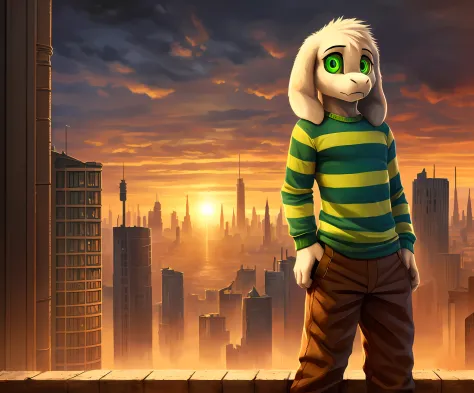 1boy,(( )),, pants, solo, kid, teen, standing, heroic, backlit, artistic composition, rooftop, a fantasy steampunk city, deep co...