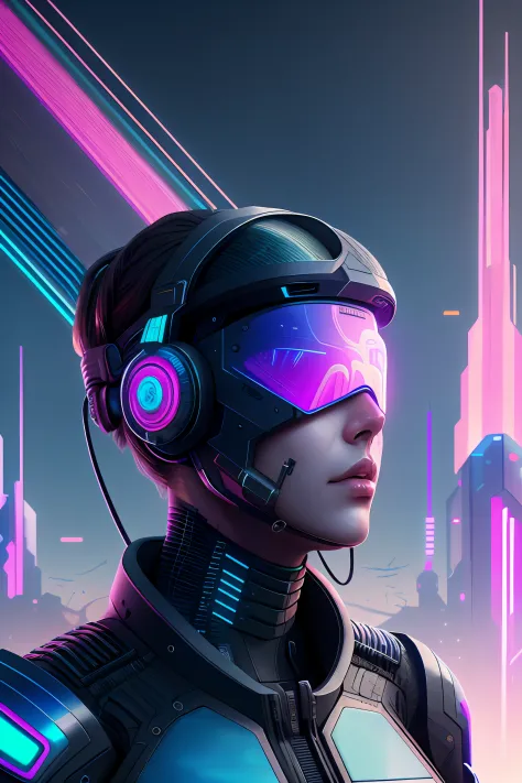 silicon valley virtual reality 1 0 th anniversary, cyberpunk art by android jones, cyberpunk art by beeple!!!, synthwave, darksynth, quantum tracerwave, wireframes, trending on artstation