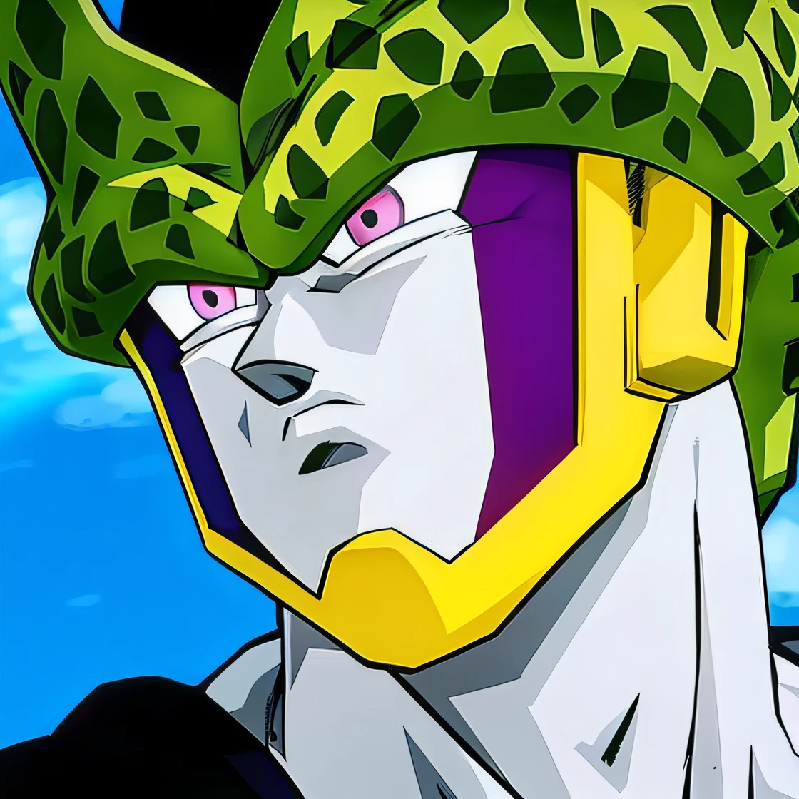 Dragon Ball Gohan with a green hat and glasses, Cell, cell shaded!!!, cell animation, cell-shading, cell - shading, cell-shaded, cell - shaded, cell shaded, cell-shading, Broly, cell-shading. ( RB 6 s, cell shaded adult animation, cell shaded art, cells, Personagem Dragonball, cel animation, Obra-prima do anime --auto