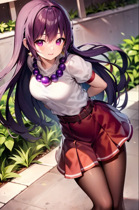 （tmasterpiece）， （best qualtiy）， （ultra - detailed）， intricately details， athena97， 1girll， 独奏， purple eye， purple colored hair， ...