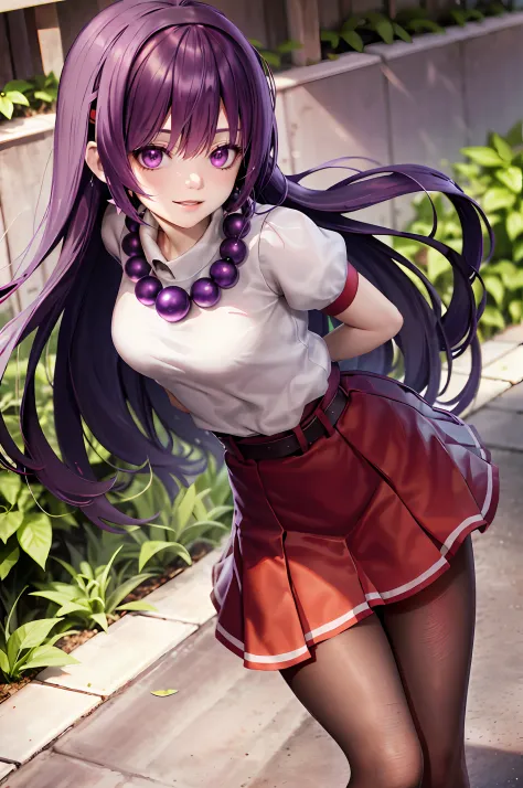 （tmasterpiece）， （best qualtiy）， （ultra - detailed）， intricately details， athena97， 1girll， 独奏， Purple eye， Purple colored hair， ...