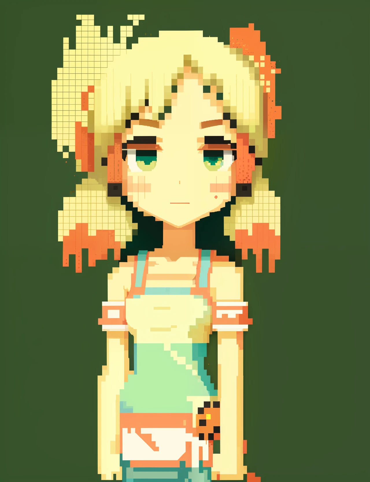 pixel art girl --auto