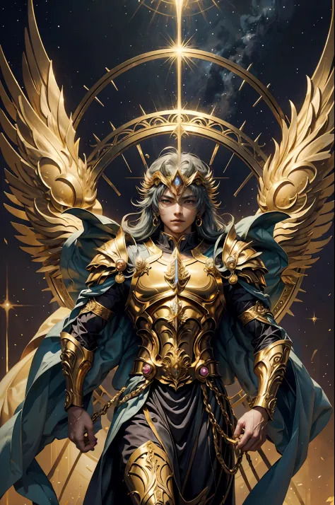 In the mysterious world of the Holy Domain，We saw the Leo Saint Seiya in the Golden Saint Seiya。He wears a golden robe of Leo，Ex...