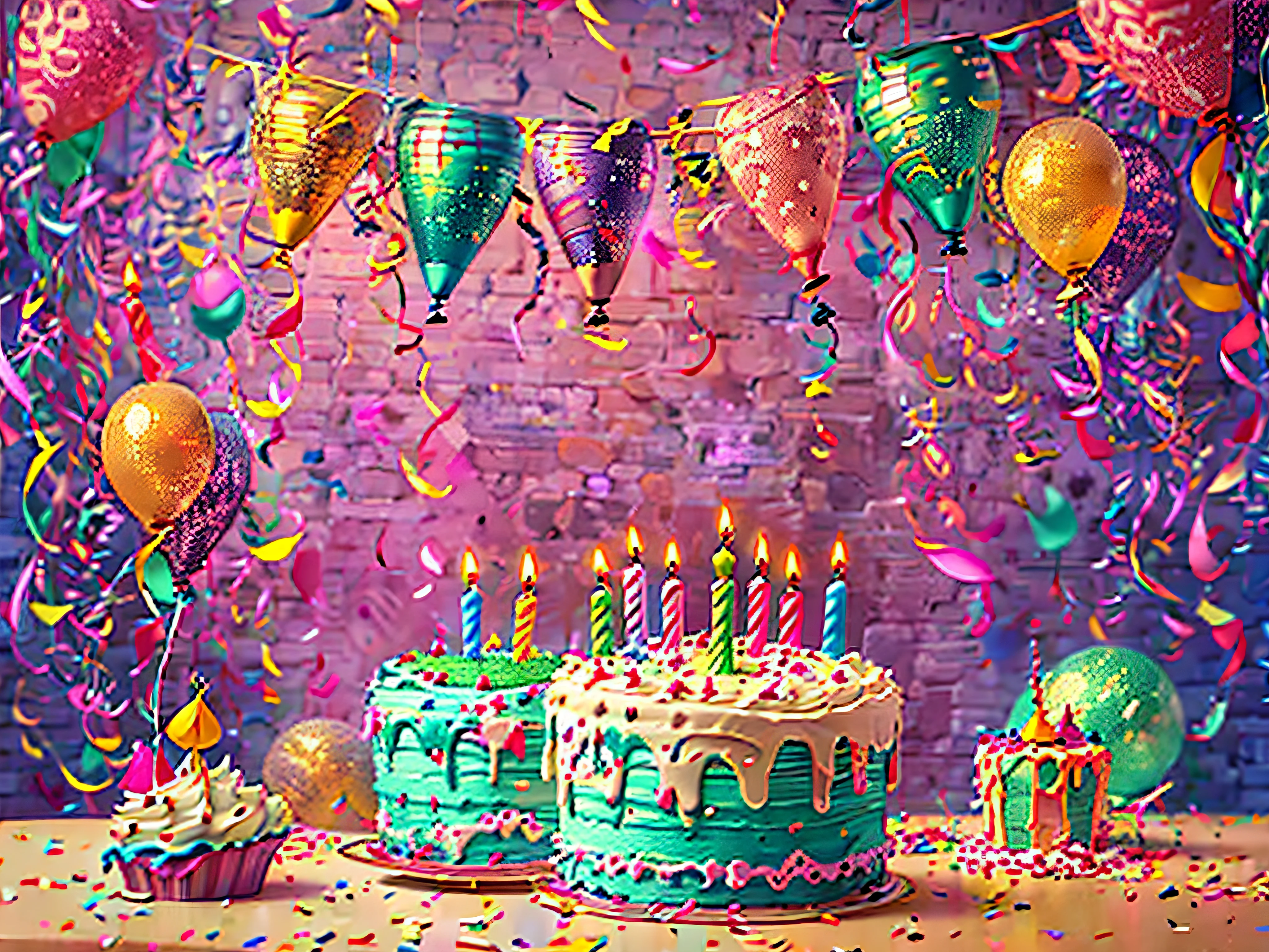 Birthday party background