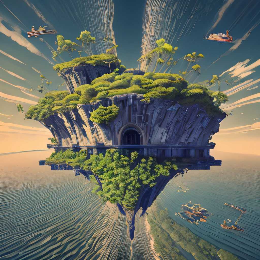 suspended islands