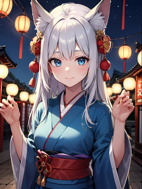 (absurdres, highres, ultra detailed), one woman, mature woman, aged, long straight hair, beautiful shiny hair, blue eyes, bangs, long sleeves, finely drawn eyes and fine face, highly detailed CG unified 8K wallpaper, intricate details, portrait Ancient Jap...