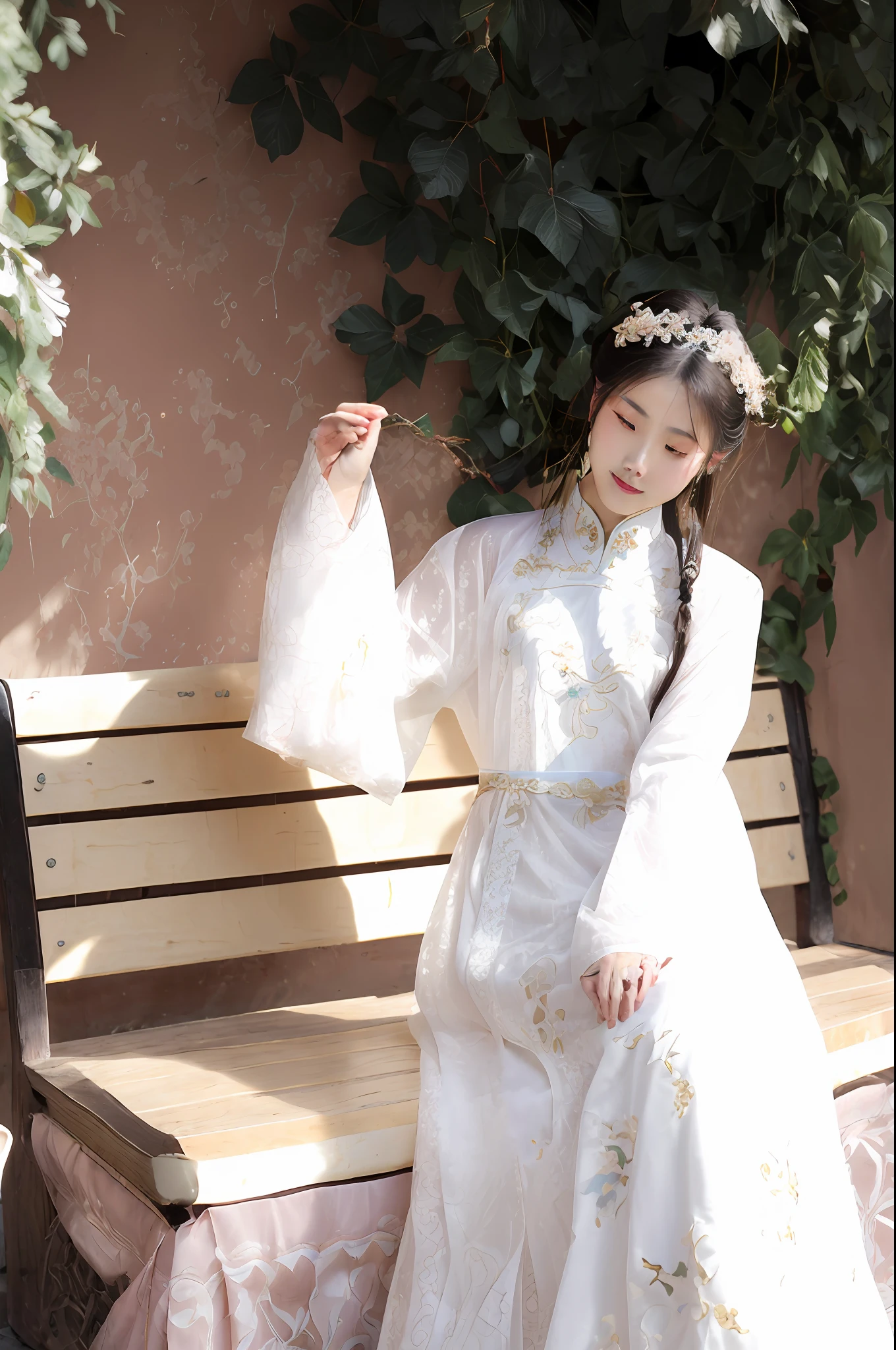 cheongsam traditionnel blanc