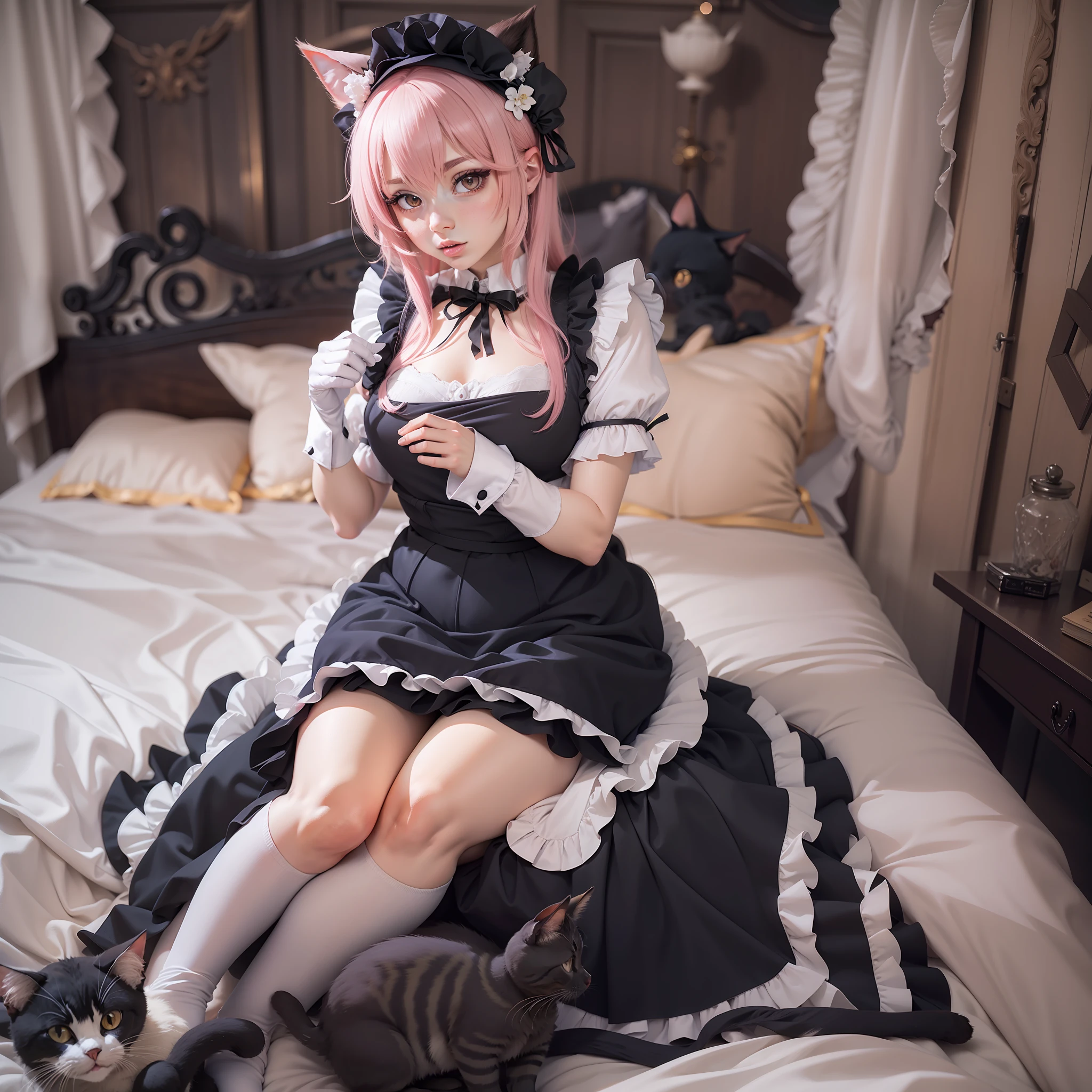 femboy vestido com uma roupa de empregada deitado em uma cama, gorgeous maid, femboy anime, Cosplay, Anime Femboy em uma fantasia de empregada, Cosplay, Anime Cat Femboy em uma fantasia de empregada, roupa de empregada, Cosplay de um Gato! maid! vestir, Anime Cosplay, Loli, Shota, maid, sedutora femboy anime, foto Cosplay, Cosplay completo