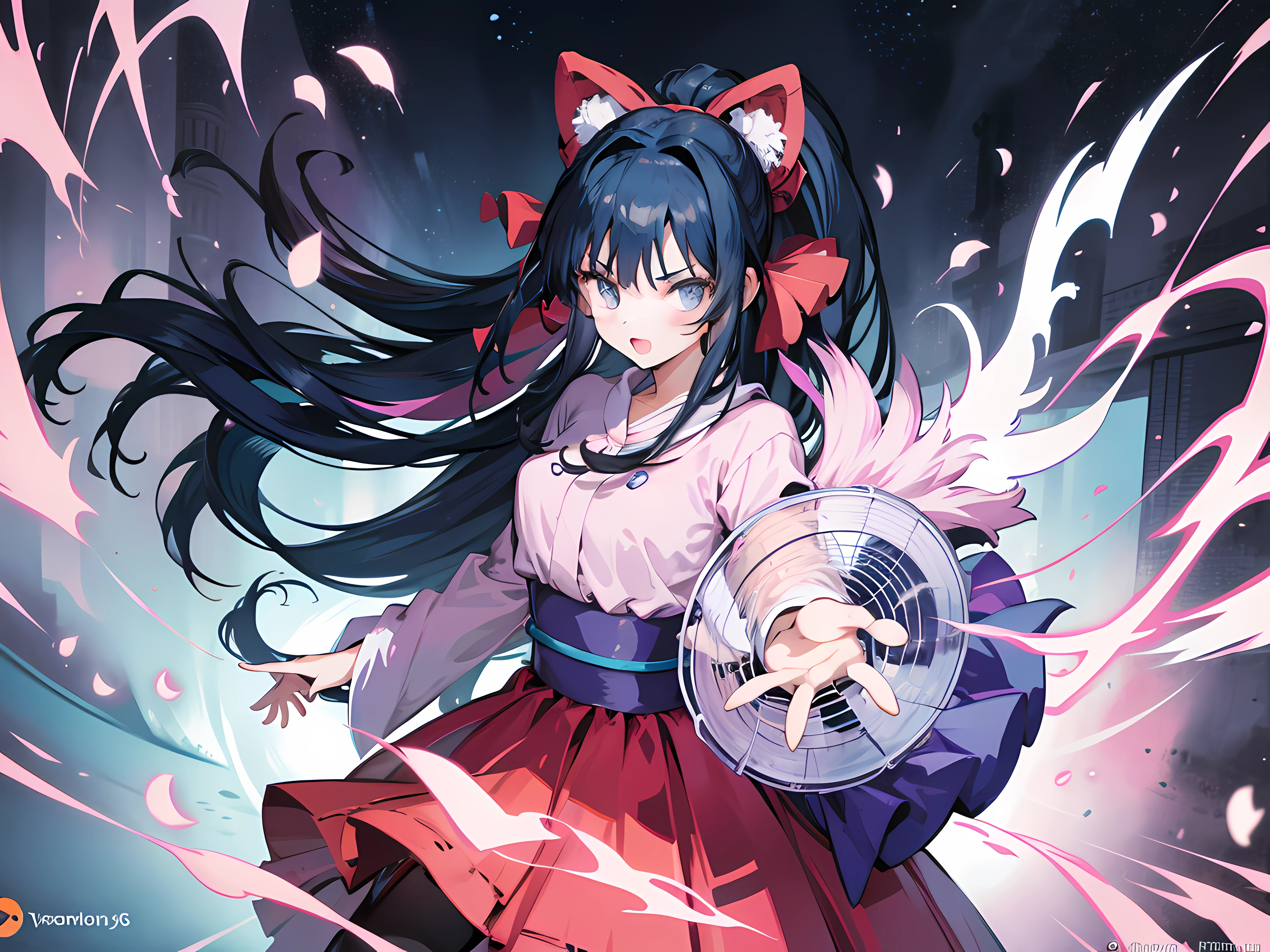 The logo may feature an illustration of a beautiful girl, with long hair and an anime or manga themed outfit. She could be holding a manga book or comic book, to indicate the focus of the channel. The background of the logo can be a mix of vibrant colors, with shades of pink, purple and blue, to give it a lively and fun feel., 16k, style manga, vector, unreal engine 5