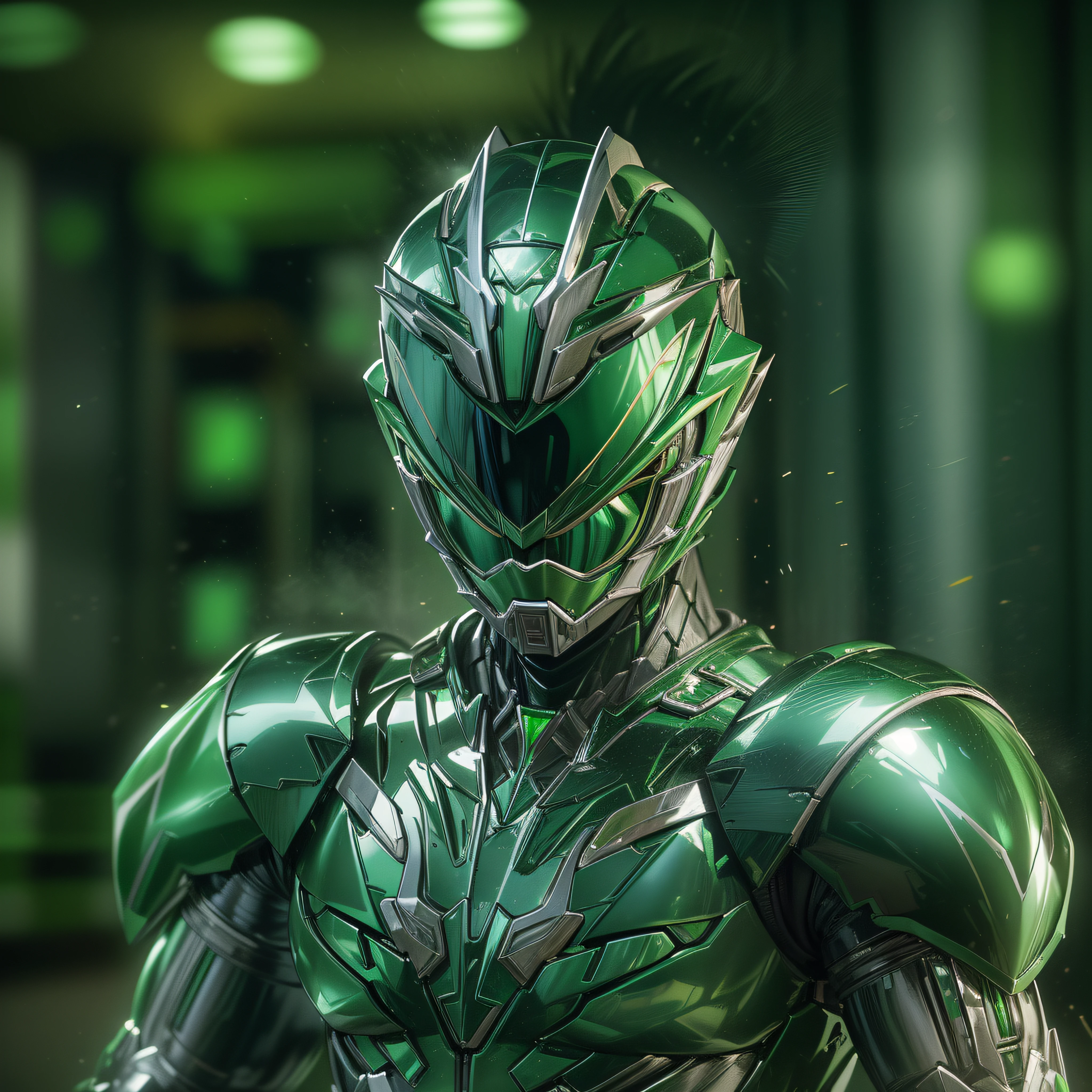 Handsome man, made of Green metal, (Green Cyborg: 1.1), (((Green Power Ranger's style helmet with chrome face plate))), ([Tail | Detail Wire]: 1.3), (Complex Detail), HDR, (Complex Detail, Ultra Detail: 1.2), Cinematic Shot, Masterpiece, Best Quality, High Resolution, Vaginal Foreign Object Insertion, Centering