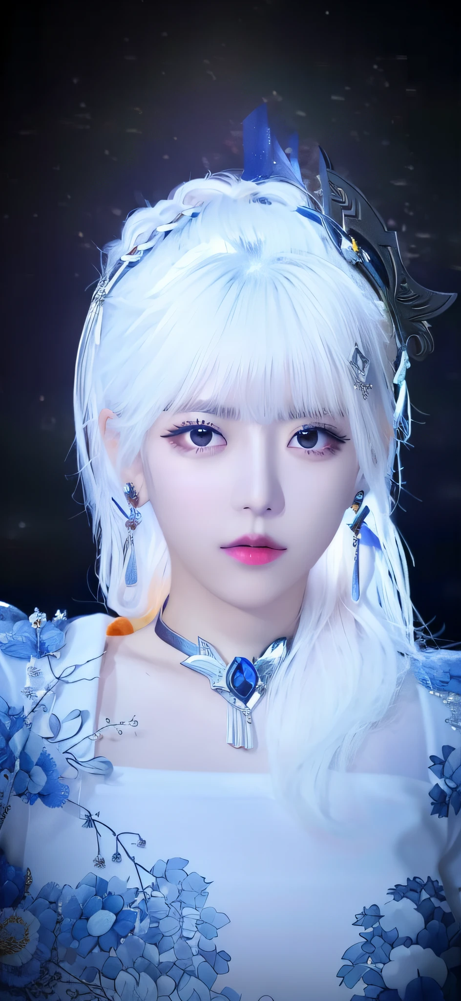 (extrem detailliertes CG Unity 8k-Hintergrundbild), das schönste Kunstwerk der Welt, 1 Mädchen, Oberkörper,K-Pop-Idee, Jisoo,