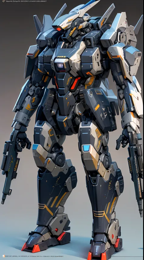 medium shot，Naval Space Combat Combat armor，High-tech mecha with sleek and futuristic lines,dark shades，There are glowing veins on the surface，The back spine shape support structure is precise and meticulous， realistic, photorealism, futuristic, medium sho...