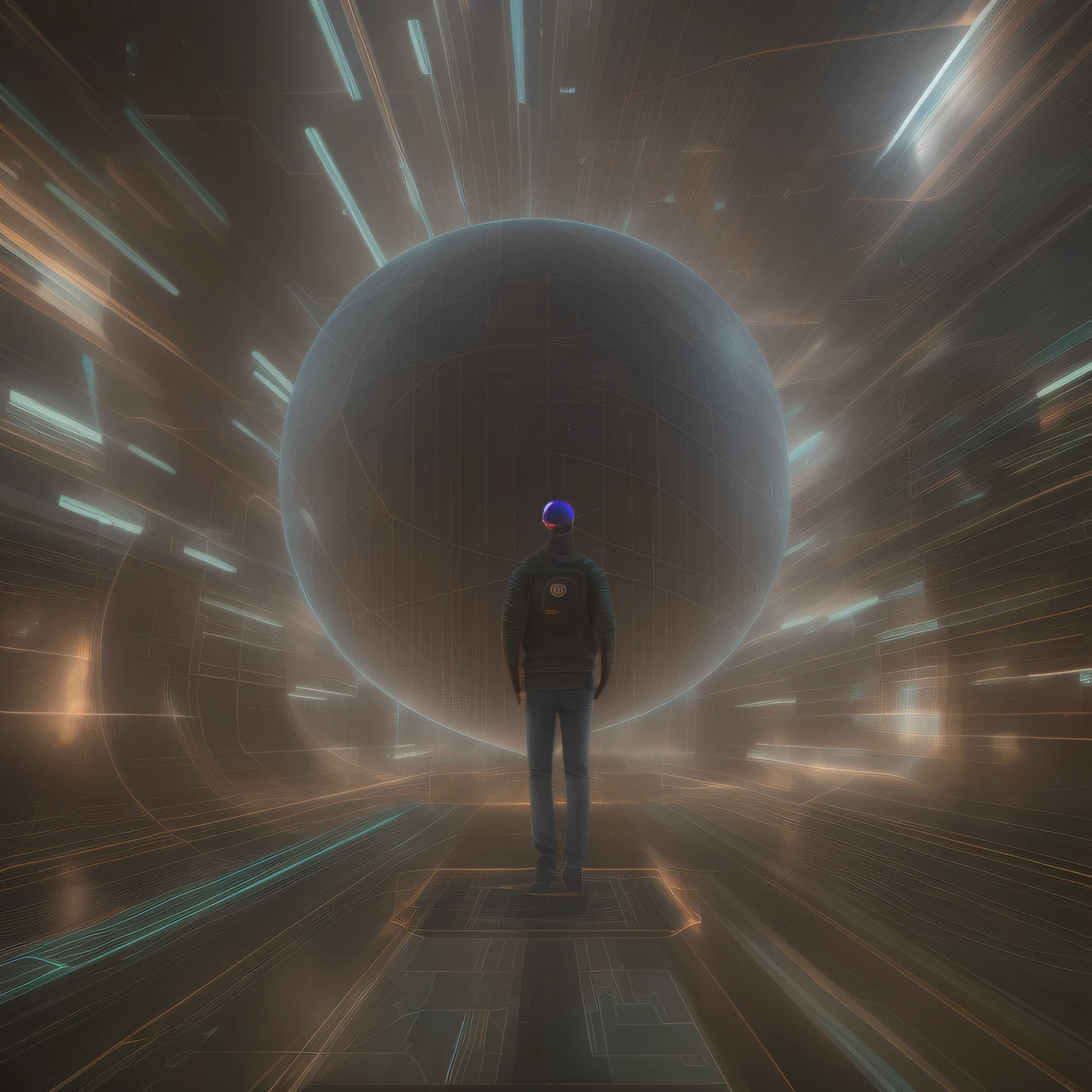 8K UHD, Raw photos from DSLRs, Photorealistic, ultra realisic, Cinematic Lightning, high detailed, High Quality , Close-up of multiple lights on a dark surface, Massive CyberArrays Data Holograms, Encrypted Metaverse, Data holograms, Immerse yourself in the network, making: Beeple, Continuous collaboration with AI, Powerful Artificial Intelligence, Depicted as a sci-fi scene, 3 d render beeple, Beeple!!, I'm hooked on glitch networks.