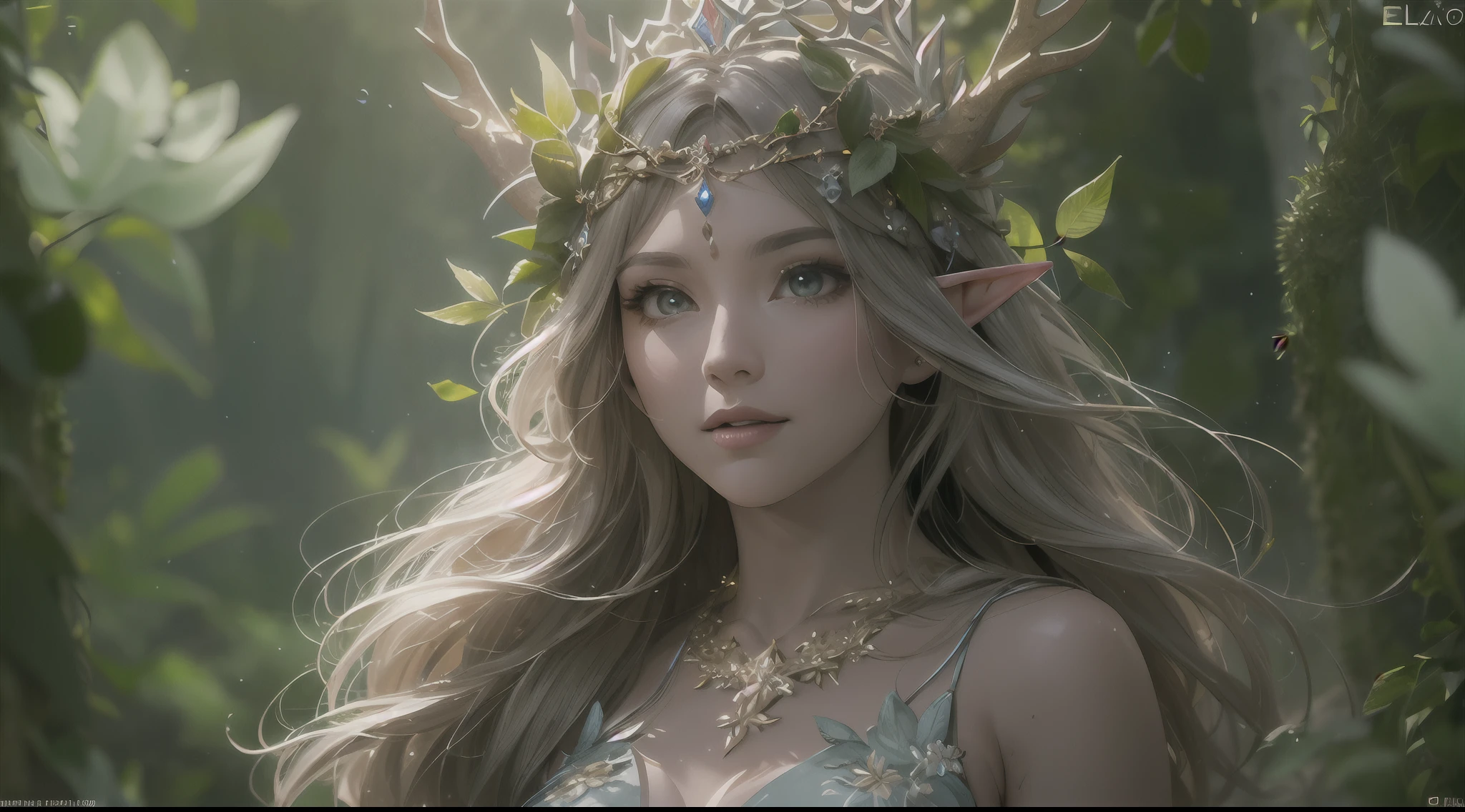 (masterpiece, CGI, enchanting elf character:1.3), a captivating CGI