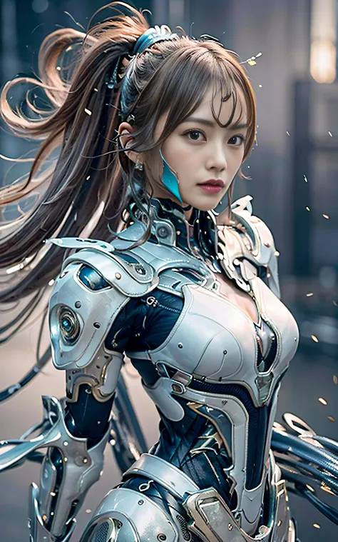 ​masterpiece, top-quality, hightquality, (the future:1.1), (Madder Cyberpunk Suit), movie lights, (exquisite future), Beautiful ...