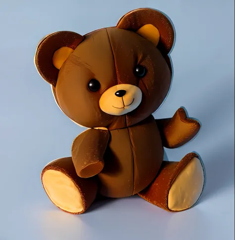 A toy teddy bear，Furry texture