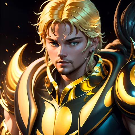 leonardo dicaprio,saint seiya,cavaleiro de ouro,mu of aries,live action,corpo inteiro,live action,realista,mu of aries