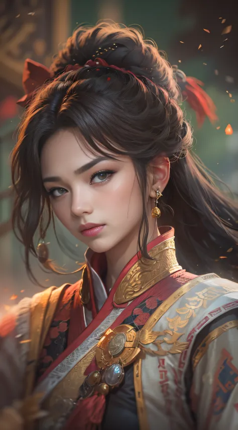 best quality,8k,Annals of the Three Kingdoms, archer, One girl, zoomup