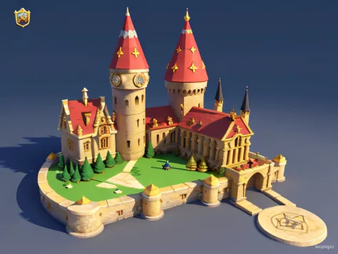 tmasterpiece，Best quality at best，cartoony，3D，Harry potter，Hogwarts School of Witchcraft and Wizardry，magia，opulent