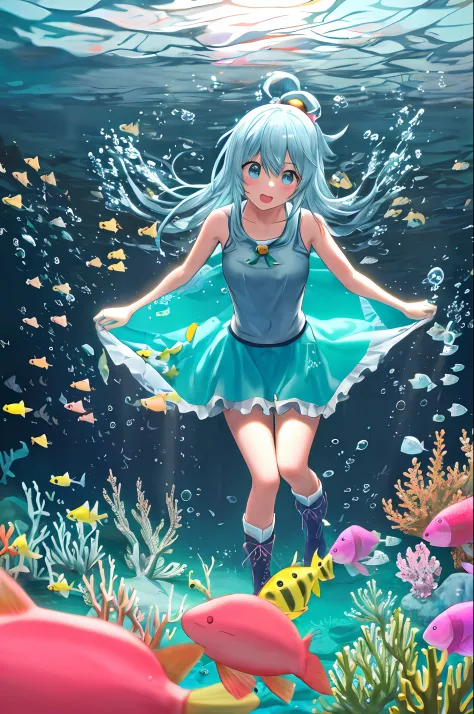 aqua \(konosuba\), estilo mksks, (fundo muito detalhado:1.0), (fundo altamente detalhado:1.0), obra-prima, melhor qualidade, (1g...