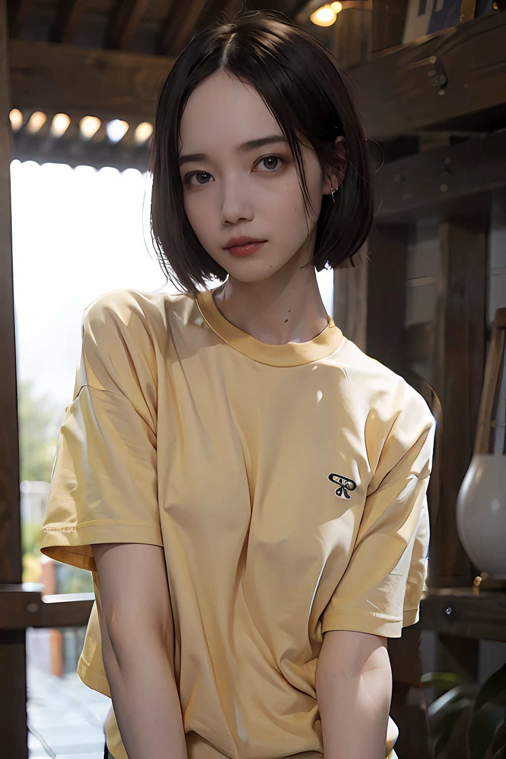 無地のTシャツ