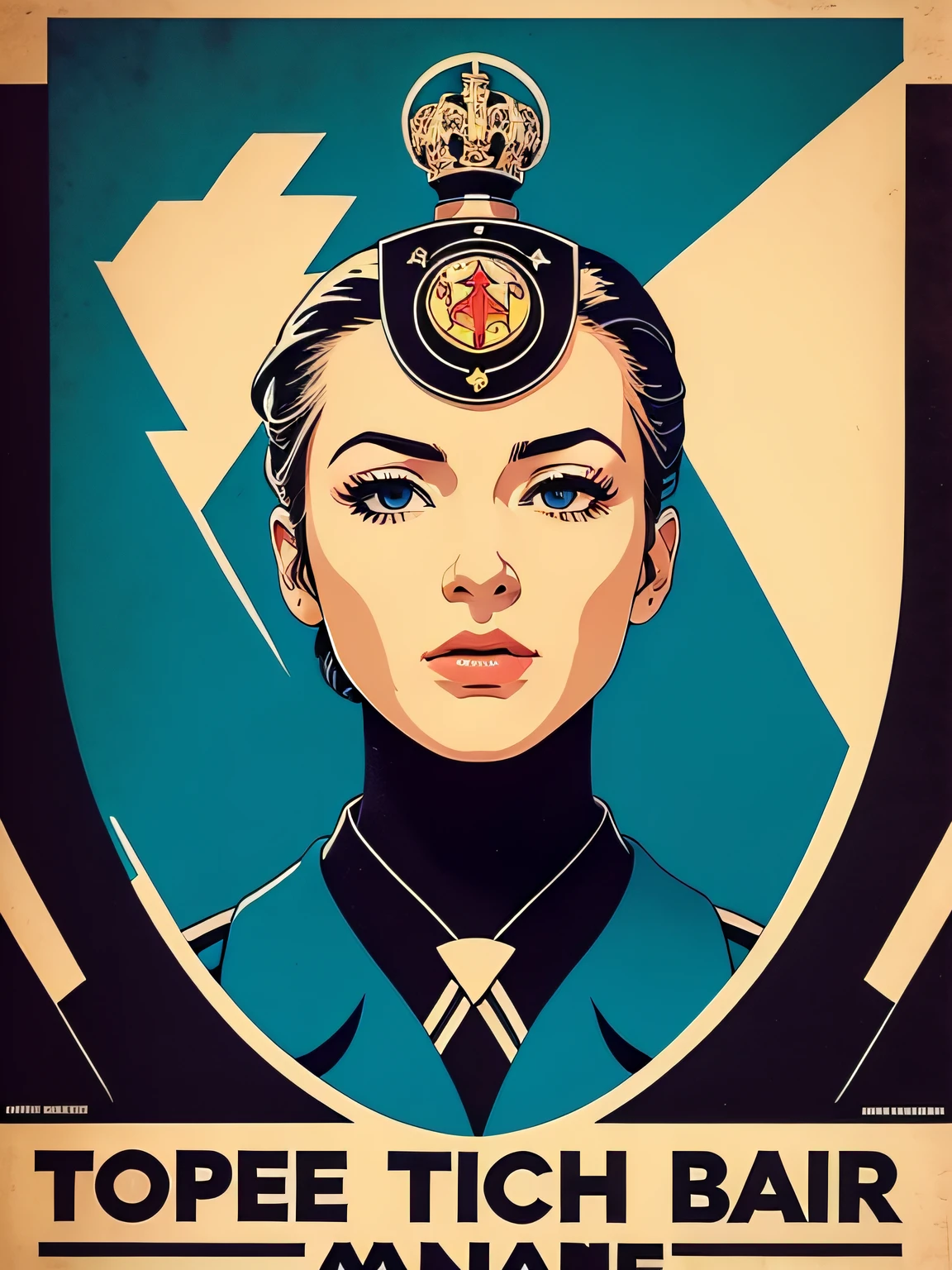 A highly detailed propaganda poster, watch anime, pop art, typography, vintage paper, the rule of thirds, trending on artstation, UHD