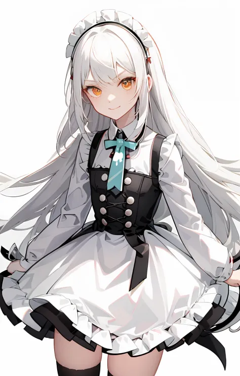 White-haired loli