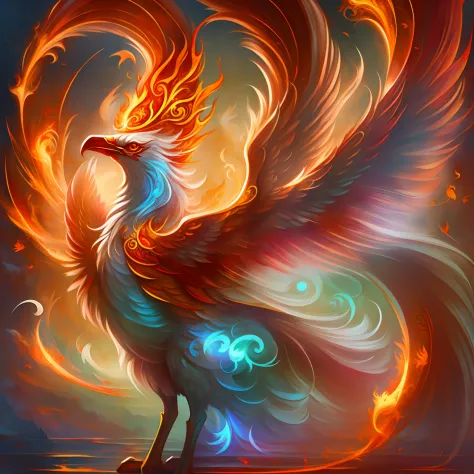 The red phoenix, which is a symbol of auspiciousness and peace, is also the embodiment of loyalty and chastity, or the embodimen...