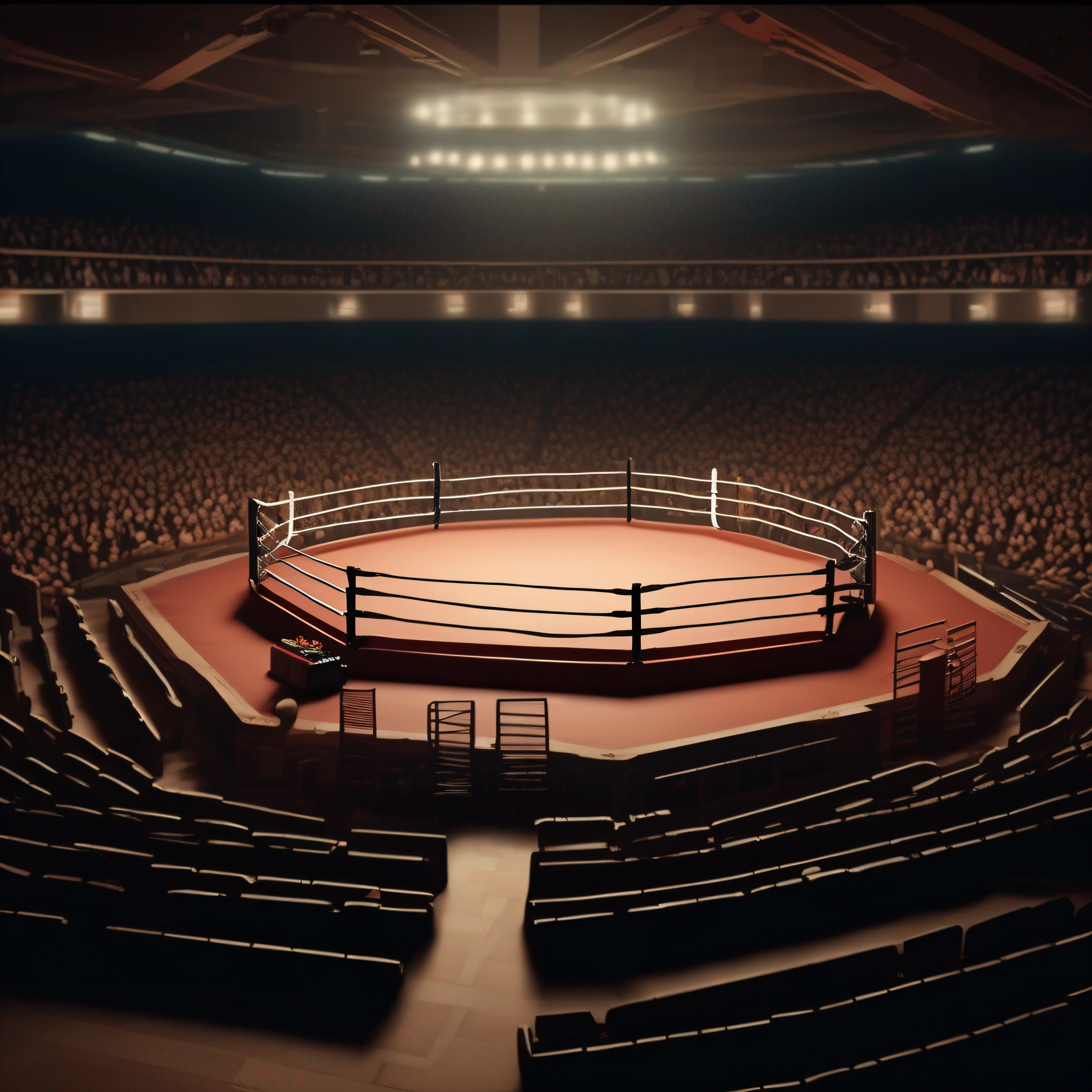 Empty boxing ring Stock Photo | Adobe Stock