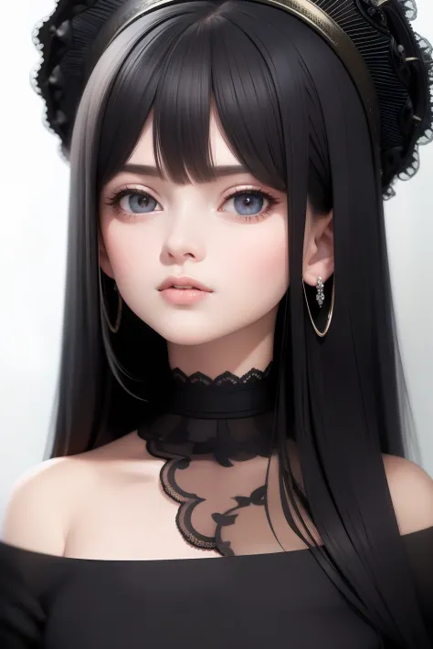 best qualtiy，1girll，tmasterpiece，best qualtiy，8K，detailed skin textures，Detailed cloth texture，beautifull detailed face，Complicated details，the ultra-detailed，Audrey Hepburn，swim wears，Long straight black hair，（A half body：1.2）