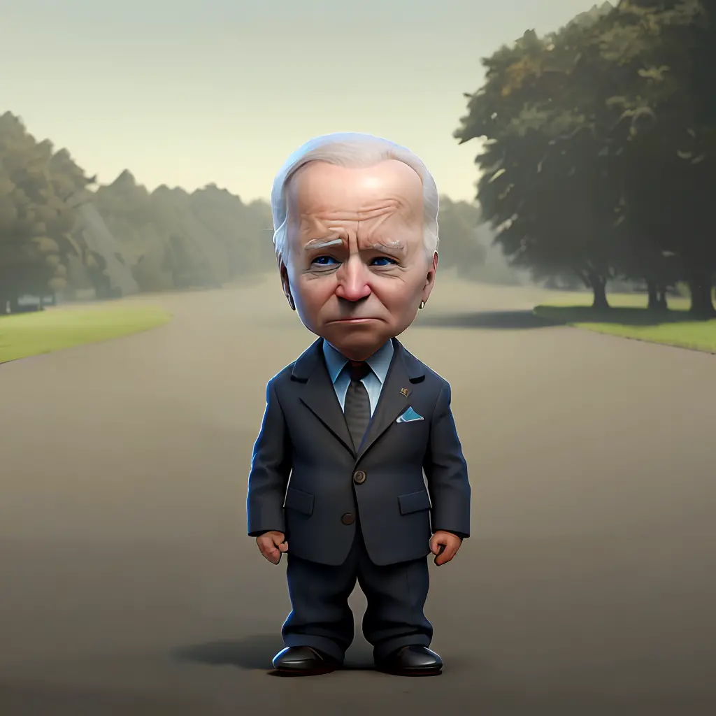 cbzbb , joe biden ,charachter ,cute, little,  beautiful, devian art, trending artstation, digital art, detailed, cute, realistic...