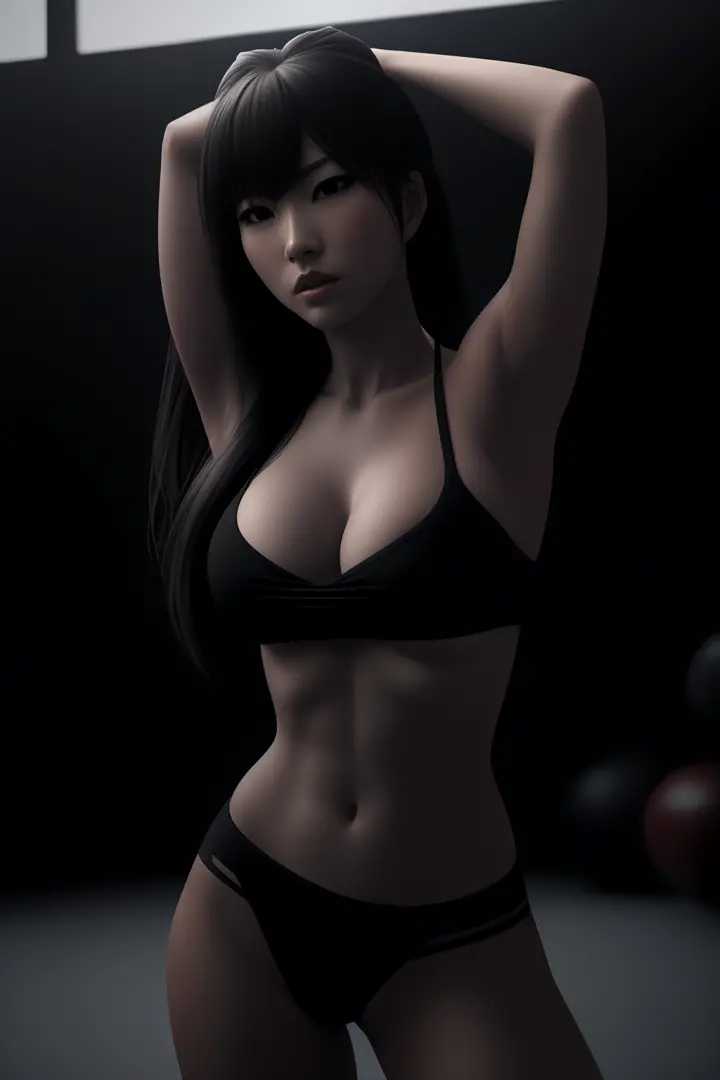 dressed in（Black bra：1.7）big breasts and big breasts（tight