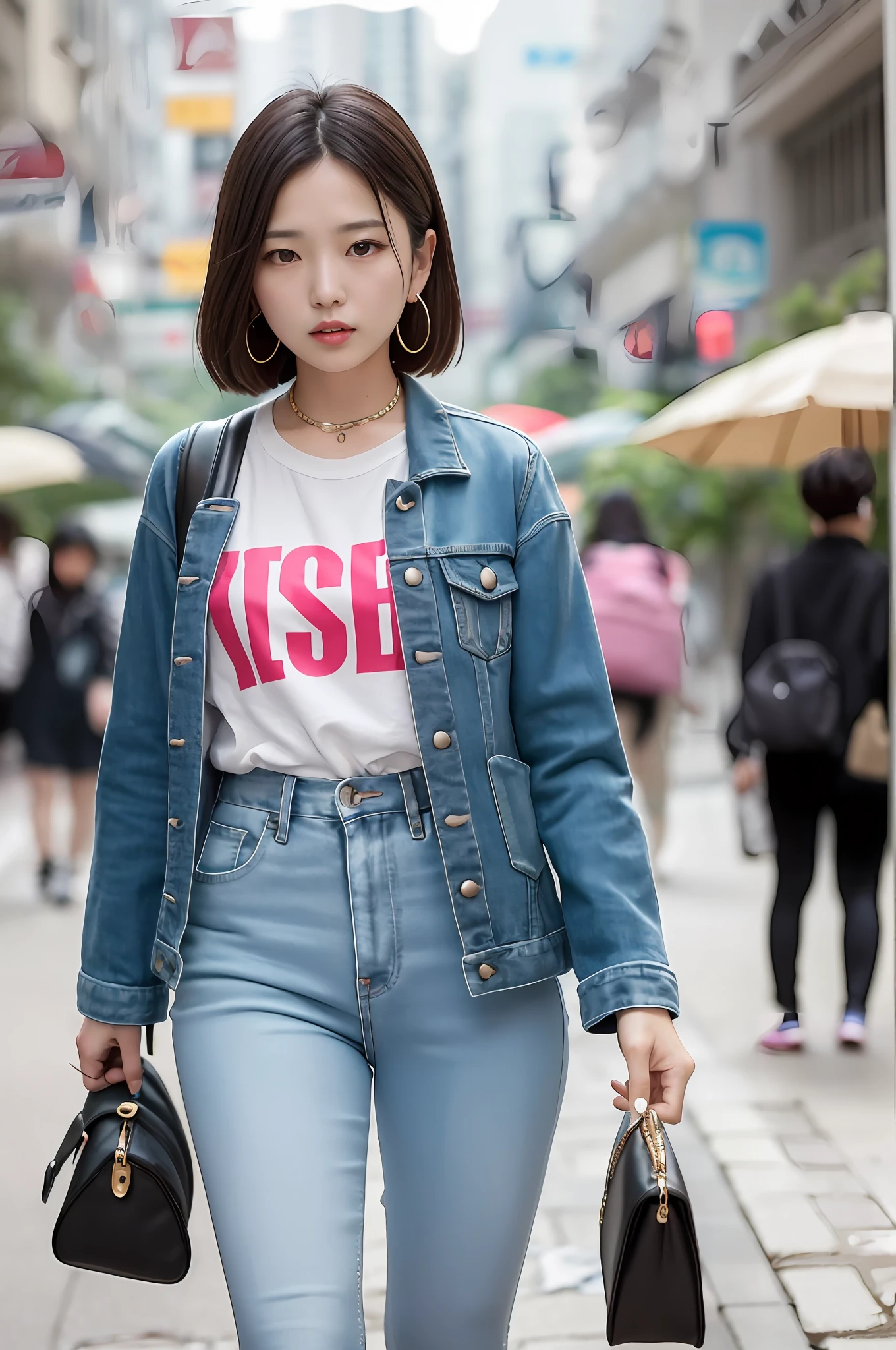 Title Seoul Stroll A Stylish Korean Girl s Fashion Adventure Prompt