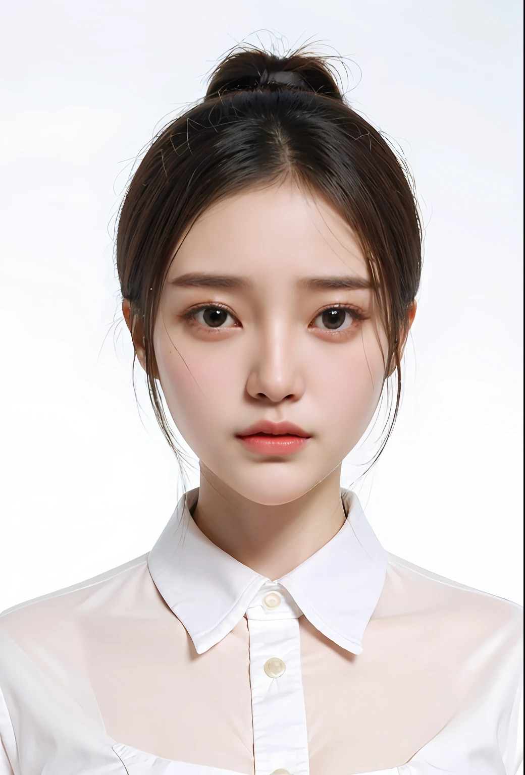 Araved woman in white shirt and white shirt, xintong chen, yanjun cheng, jaeyeon nam, Zhang Pengzhen, Li Zixin, wenfei ye, Yun Ling, chengyou liu, Korean symmetrical face, lee ji eun, Lee Ji-eun, Choi Hyun-hwa, xision wu, jiyun chae