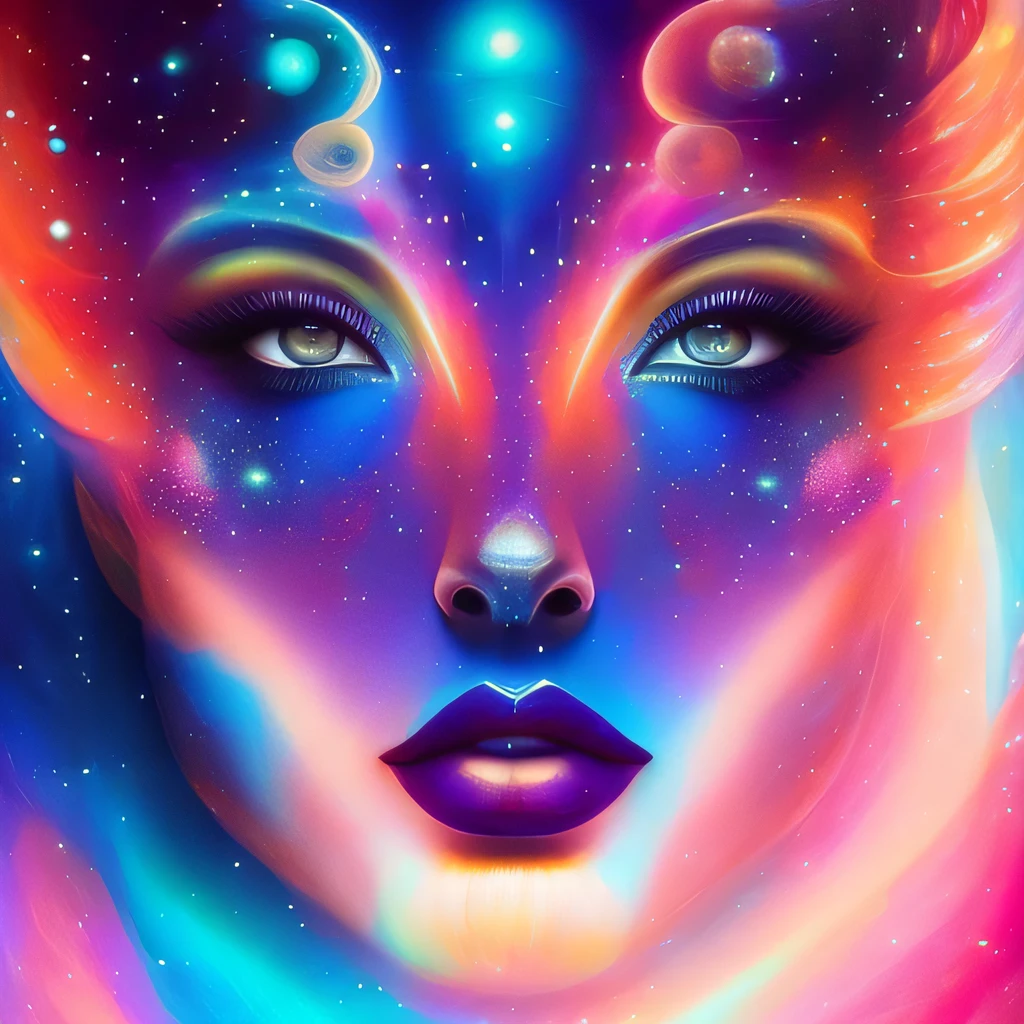 ou are the universe that experiences itself, universo divino, cumpliendo el cuerpo, fantasy, renacentista, Mystical aesthetics, Color aesthetics, pastel, ropa , altamente detallada, surrealista, pintura digital, arte conceptual, Sharp focus