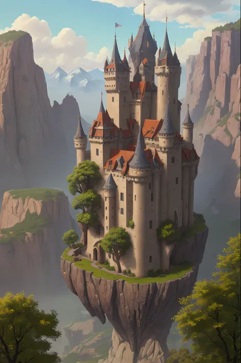 A forbidden castle high up in the mountains, doughnuts, pixel art, (intricate details:1.12), hdr, (intricate details, hyperdetailed:1.15), (natural skin texture, hyperrealism, soft light, sharp:1.2), game art, key visual, surreal