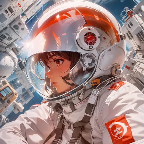 1girl,flat_breasts,cute,beautiful detailed eyes,shiny hair,visible through hair,hairs between eyes, CCCPposter, sovietposter,red monochrome,soviet poster, soviet,communism,
Black_hair,red_eyes,vampire,teenage,poorbreast,Spacesuit:Orange_clothing_body:jumps...