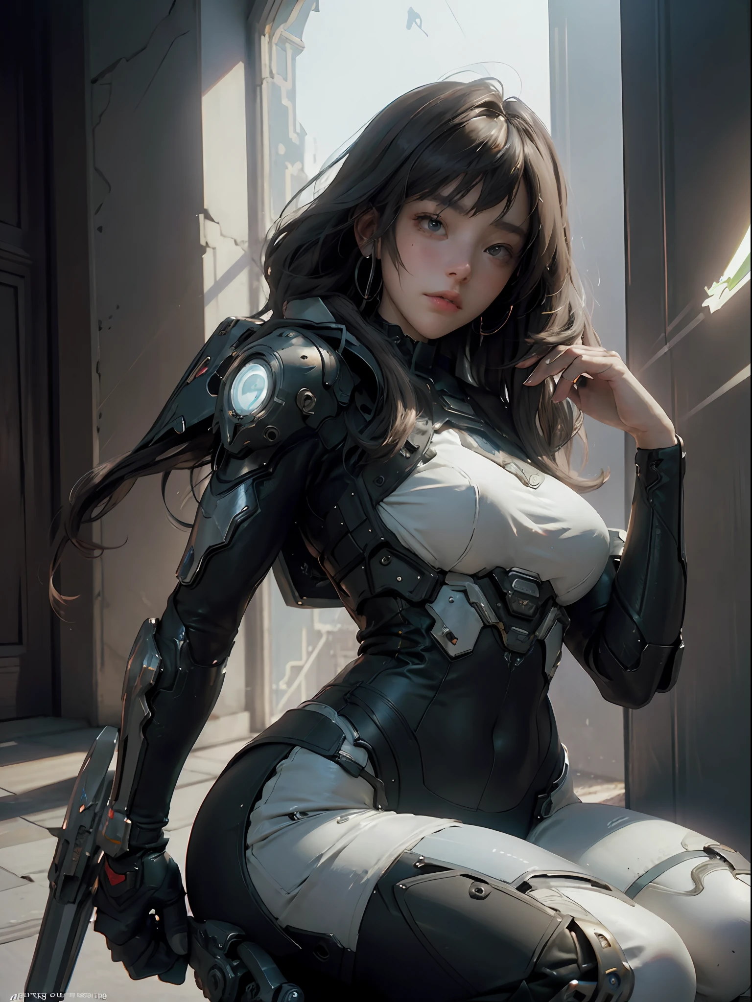 ((melhor qualidade)), ((obra de arte)), (detalhado:1.4), 3D, uma imagem de uma linda mulher cyberpunk,HDR (dinâmica de alto alcance),Rastreamento de raio,NVIDIA RTX,Super-resolução,Irreal 5,dispersão subterrânea,Texturização PBR,Pós-processamento,Filtragem anisotrópica,Profundidade de campo,Máxima clareza e nitidez,Texturas multicamadas,Mapas Albedo e Especulares,Sombreamento de superfície,Simulação precisa da interação luz-material,Proporções perfeitas,renderização de octanagem,iluminação em dois tons,Grande abertura,ISO baixo,Balanço de branco,regra dos terços,8K CRU,