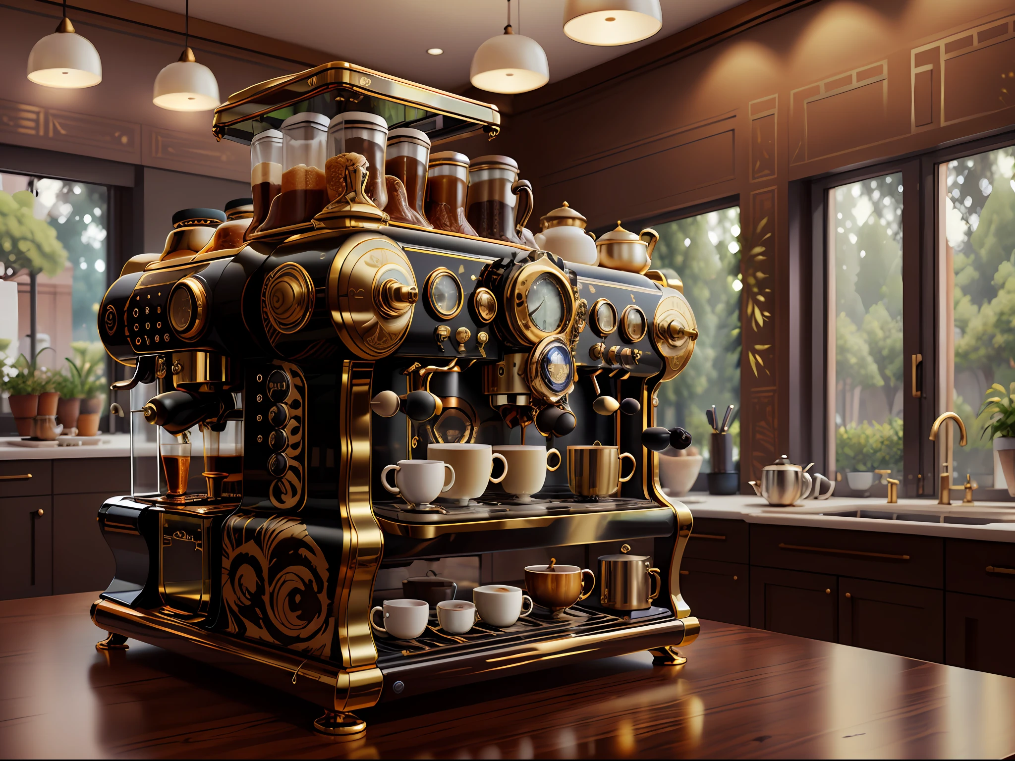 EbonyGoldAI 
coffee machine