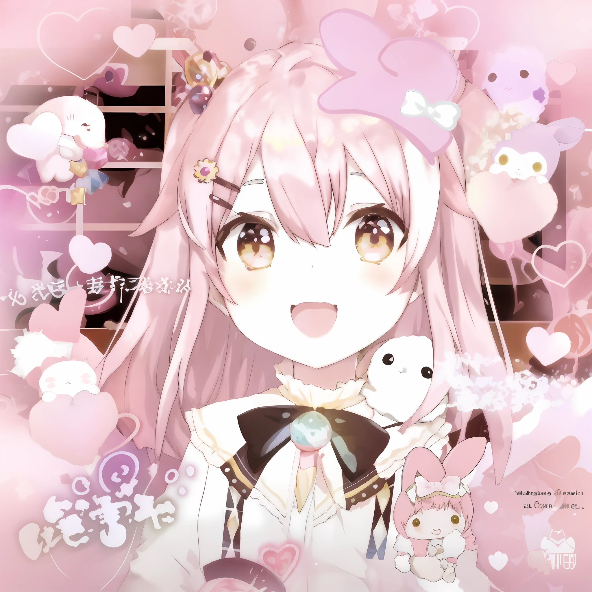 Anime girl with pink hair and rabbit ears holding a white rabbit, Loli, anime visual of a cute girl, cute kawaii girls, madoka kaname, Splash art anime Loli, Cute anime, Cute anime girl, Marin Kitagawa fanart, kawaii anime manga style, portrait of magical girl, (Anime girl), anime moe art style, kawaii hq render