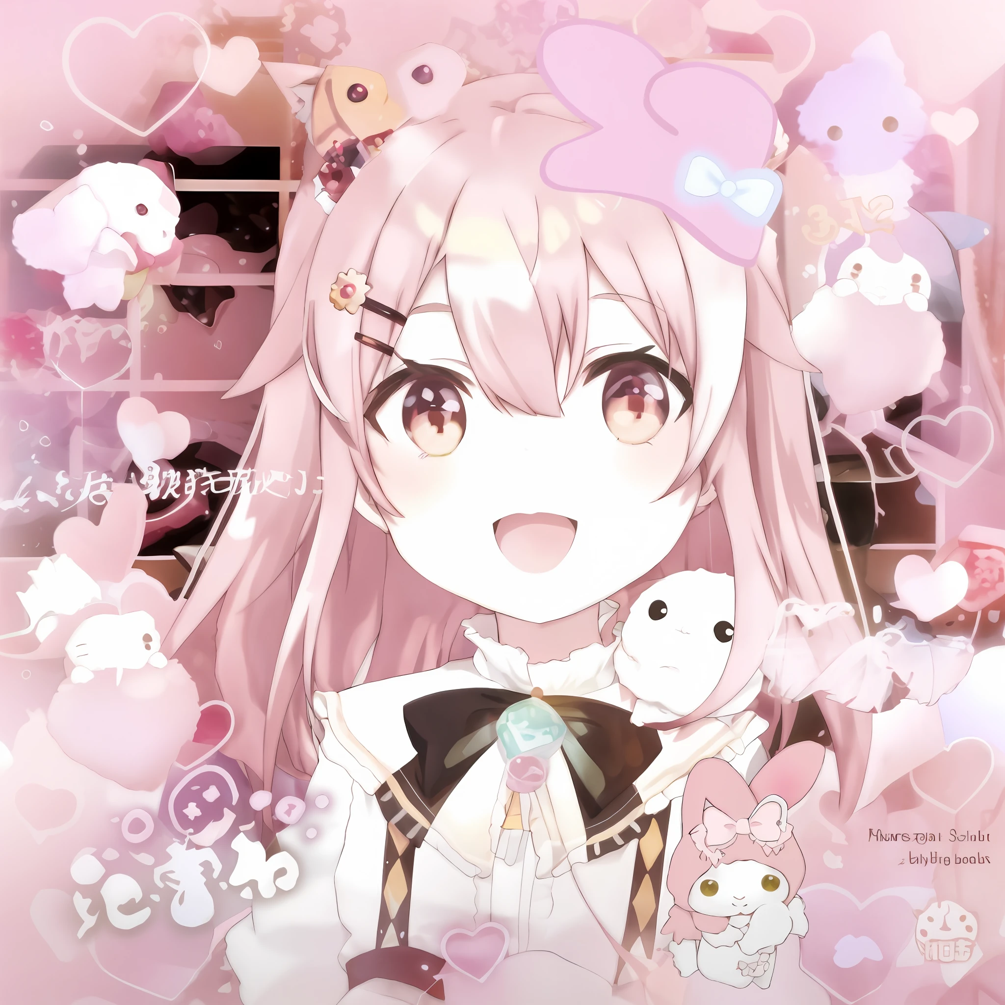 fille animée with pink hair and rabbit ears holding a white rabbit, changement, visuel animé d&#39;une jolie fille, jolies filles kawaii, Madoka Kaname, Anime Splash Art , Animé mignon, Animé mignon girl, je ferai aussi des fanarts, style manga animé kawaii, portrait de fille magique, (fille animée), Anime Moe Art Style, rendu kawaii hq