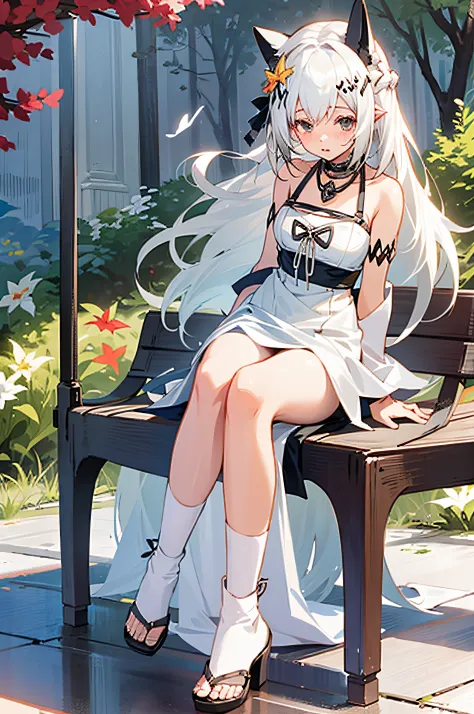For the Stable Diffusion model，Here's what you've optimized for the Prompt you provide：

"Anime girl sitting on bench，Wears cute...