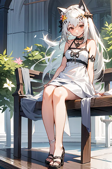 For the Stable Diffusion model，Here's what you've optimized for the Prompt you provide：

"Anime girl sitting on bench，Wears cute...