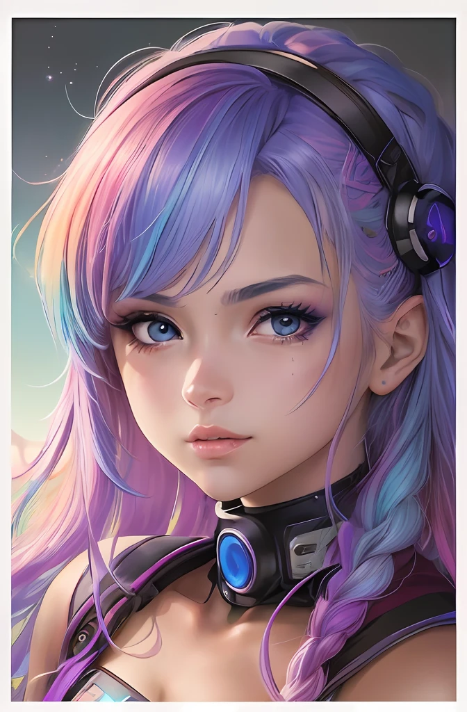 ((best qualityer)), ((Ultra resolution)), ((photorrealistic:1.4)), (complexdetails), Girl with Coloring Hair and a Colorful Cyberpunk Armor  ,crazy facial expression , (((full body view))), dynamic, rossdraws pastel vibrant, RossDraw realismo vibrante, Realistic 4K style, Nice realistic portrait, Colouring!!!, !  pretty, Realistic style digital art, 4k anime art wallpaper, 4k anime art wallpaper, Realistic digital artwork, extremely detaild, facial detail