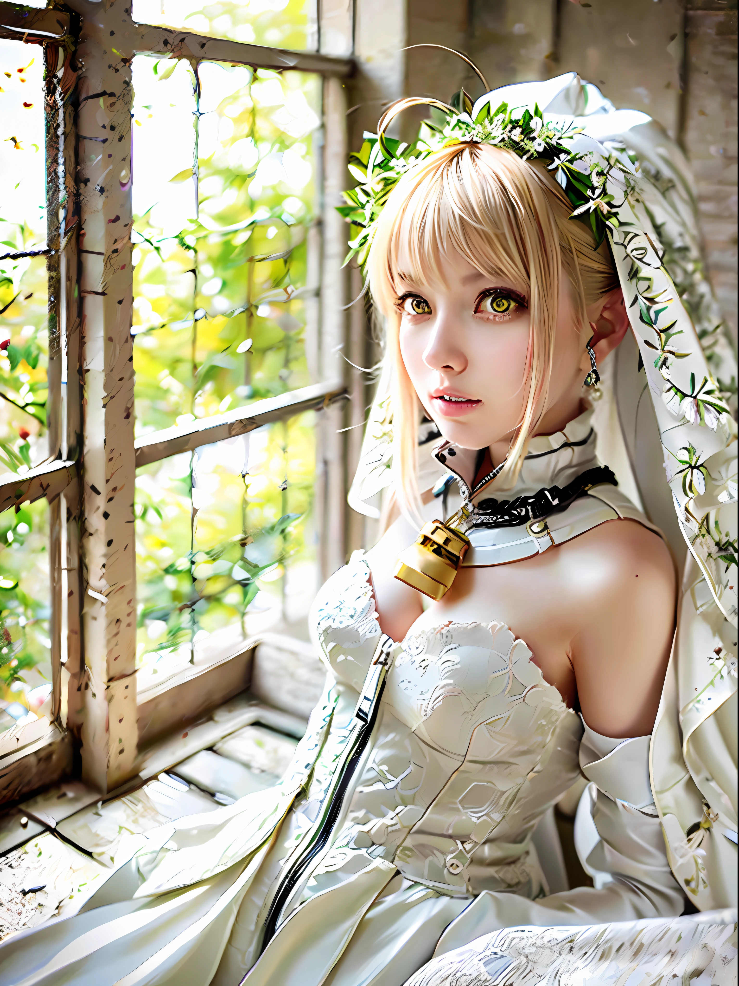 Bride2nd, SecondOutfit, (full body), (realism:1.2), (masterpiece:1.2), (best quality), (ultra detailed), (intricate), (85mm), (highly detailed:1.2), (detailed face:1.2), (gradients), sfw, colorful, (detailed eyes:1.2),