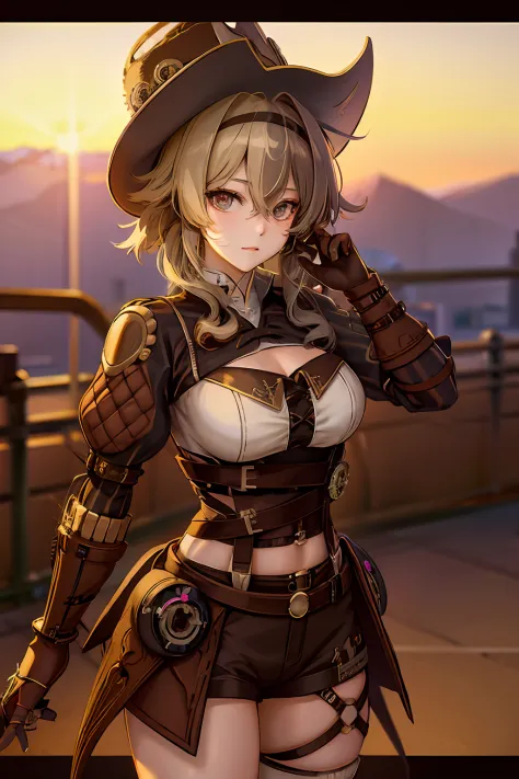 Western cowboy style,photography,Best Quality, Anime pictures, complex details, (delicate details), (complex details), cinematic...