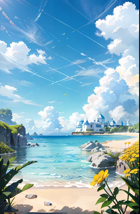 Anime Style Sea - Ocean Shore [Tutorial] - YouTube